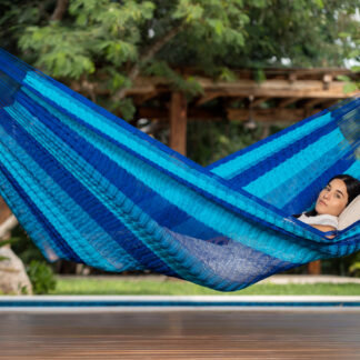 Hamaca EXTERIA CINTAS AZULES